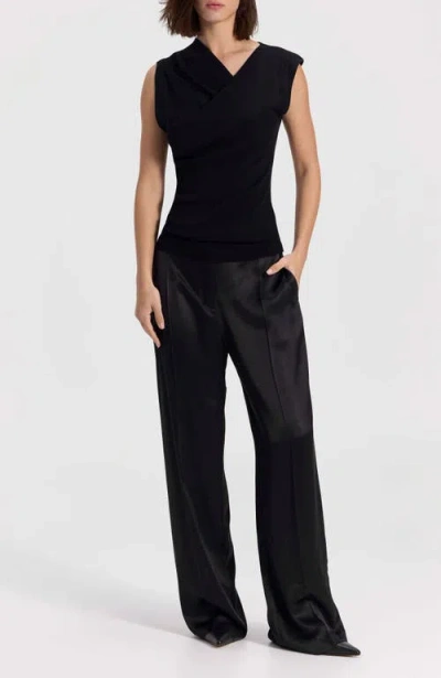Ronen Chen Asymmetric Tank Top In Black