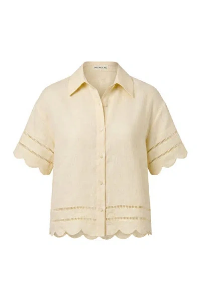 Nicholas Juni Shirt In Yellow