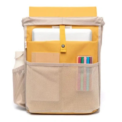 Lefrik Kaut Backpack In Yellow