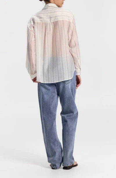 Ronen Chen Striped Button-up Shirt