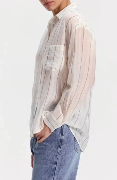 Ronen Chen Striped Button-up Shirt