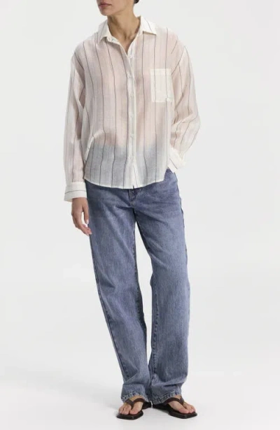Ronen Chen Striped Button-up Shirt