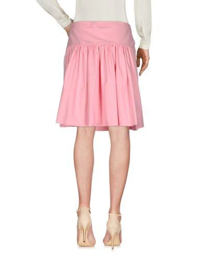 Shop Boutique Moschino Knee Length Skirt In Pink