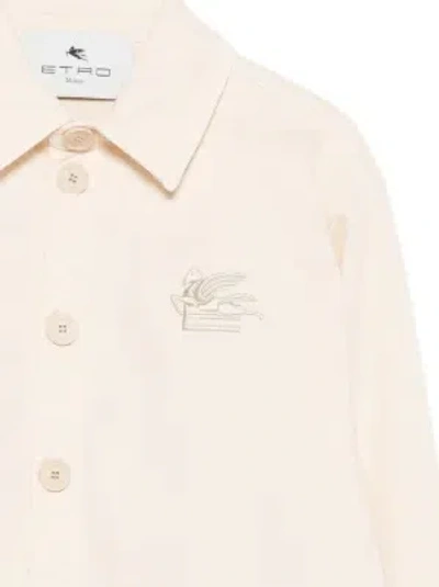 Etro Pegasus-embroidered Jacket In White
