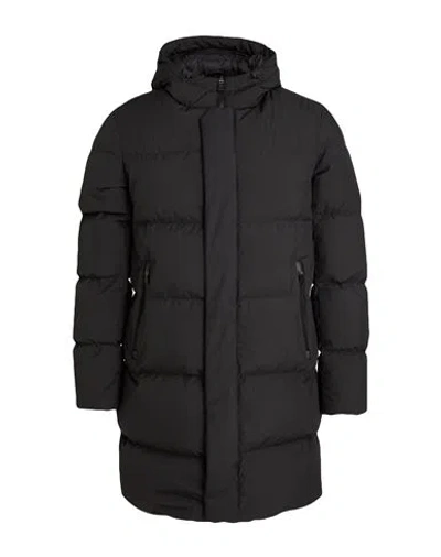 Herno Medium Parka Puffer Polyester Parka In Black