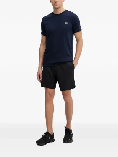 Lacoste Logo-patch T-shirt In Blue