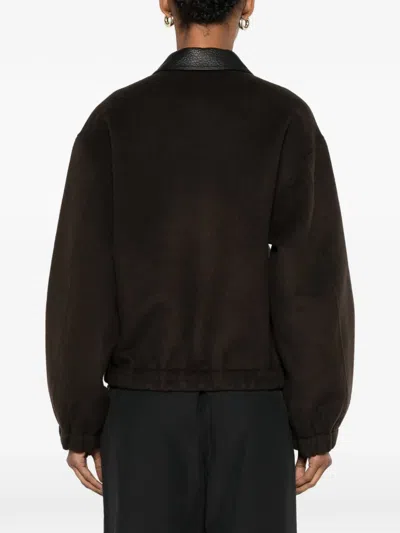 Sandro Long-sleeve Wool Coat In Black