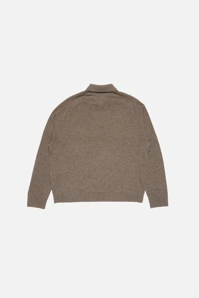 Acne Studios Wool Knit Polo In Multi