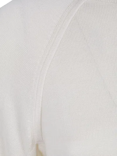 Ralph Lauren Sweater Round Neck Pullover In White