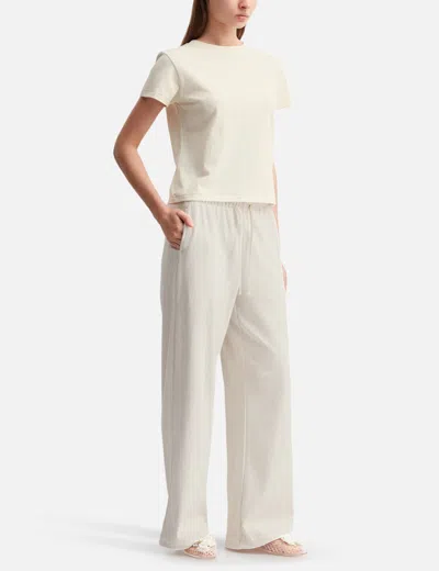 Glowny G Comfort String Pants In White