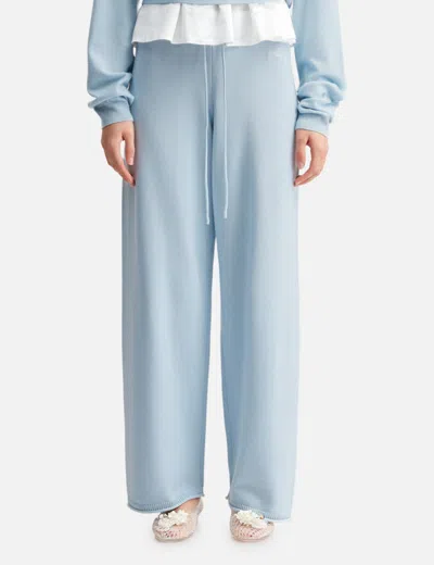 Glowny G Hug Knit Pants In Blue