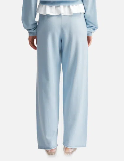 Glowny G Hug Knit Pants In Blue