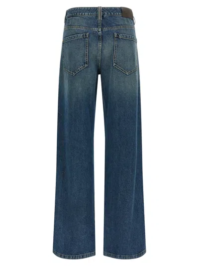 Brunello Cucinelli Blue Stonewashed Denim Jeans In Blue