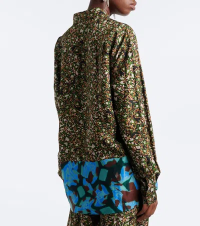 Dries Van Noten Printed Shirt In Multi