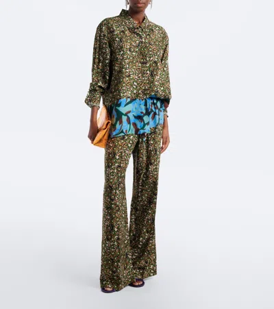 Dries Van Noten Printed Shirt In Multi