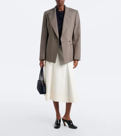 Rohe Single-button Suit Jacket In Brown
