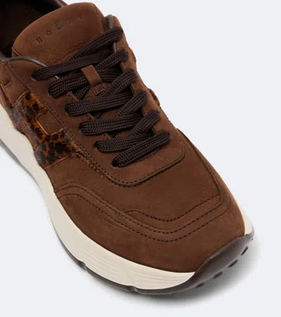 Hogan Sneakers Interactive In Brown