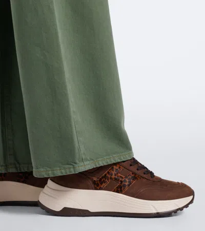Hogan Sneakers Interactive In Brown