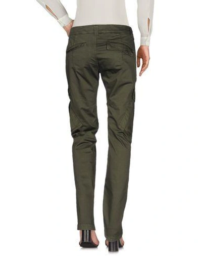 Shop Dondup Casual Pants In Military Green