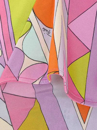 Pucci Multicolor Printed Top In Multi