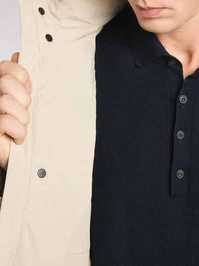 Fay Medium Tan Field Stretch Utility Jacket In Neutral