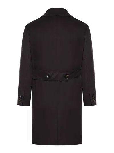 Kiton Coat In Brown