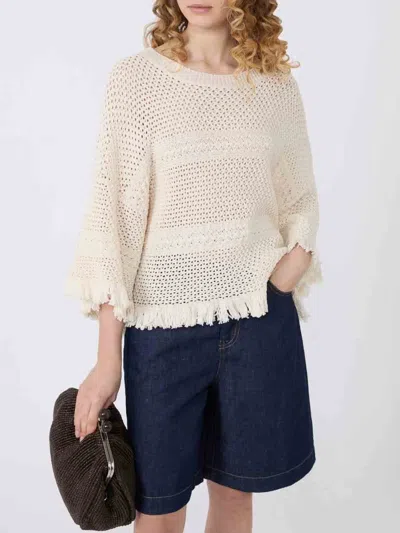 Weekend Max Mara Sweater In White