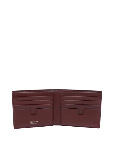 Tom Ford Ruby Red Wallet In Red