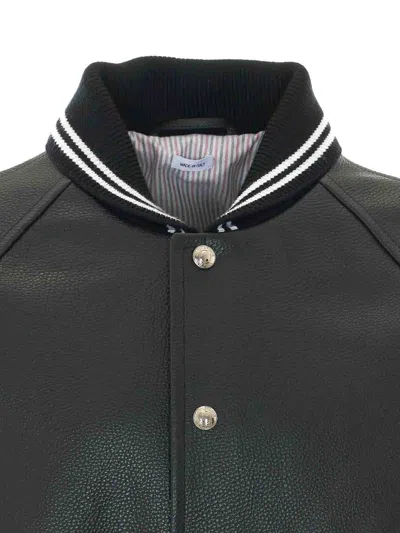 Thom Browne Oversized Bomber In Black