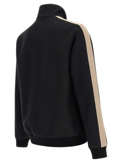 Valentino Garavani Turtleneck Zip Polyester Sweatshirt In Animal Print