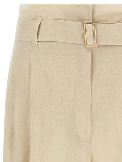Max Mara Studio Trousers In Neutral