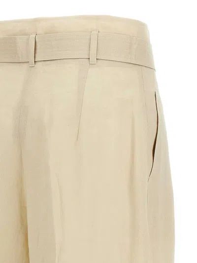 Max Mara Studio Trousers In Neutral