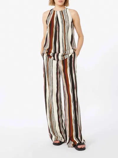 Max Mara Studio Mstpagano Trouser Red In Multi