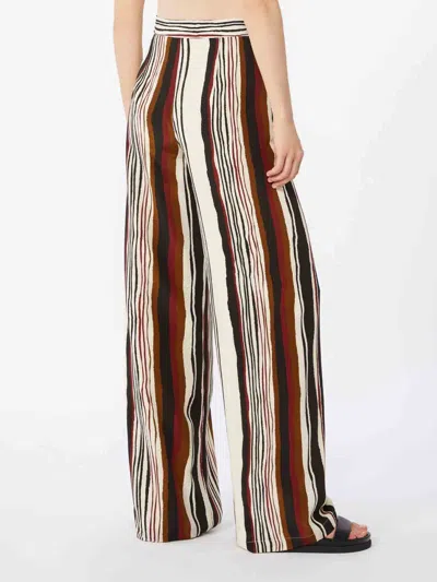 Max Mara Studio Mstpagano Trouser Red In Multi