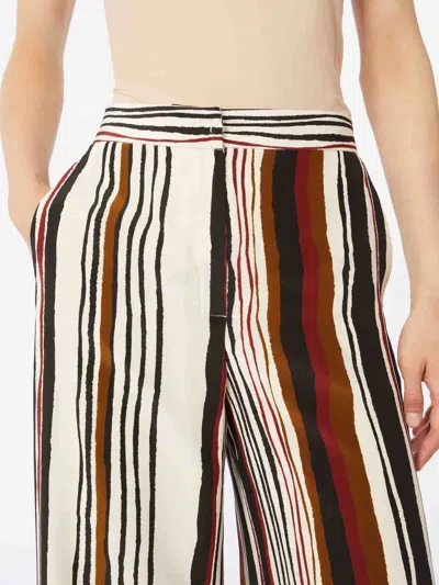 Max Mara Studio Mstpagano Trouser Red In Multi
