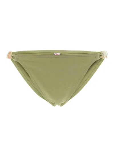 Eres Farrah Bead-embellished Bikini Briefs In Green