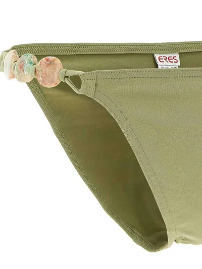 Eres Farrah Bead-embellished Bikini Briefs In Green