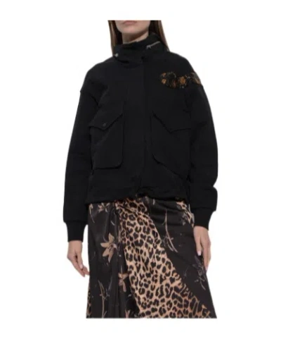 Allsaints Solid Color Versatile Casual Jacket In Black