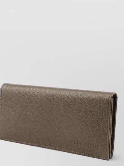 Longchamp Rectangular Frame Sunglasses Textured Finish Design In Brown