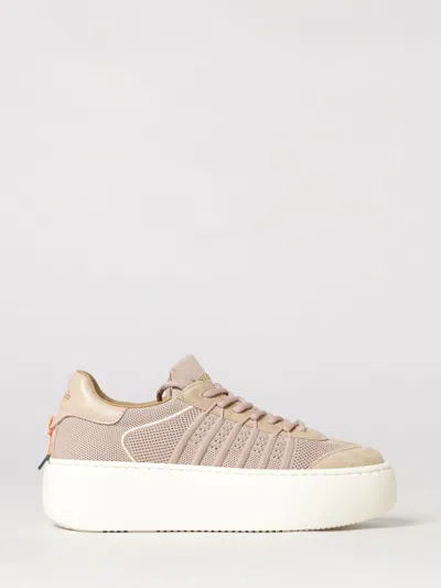 Barracuda Bolla Crochet-knit Sneakers In Pink