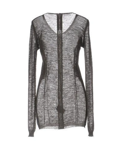 Shop Rick Owens Sweater In Grey