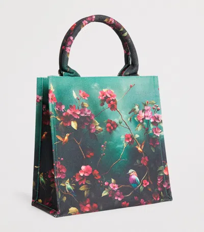 Harrods Small Exotics Decaf Blend Tote Bag In Pattern