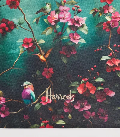 Harrods Small Exotics Decaf Blend Tote Bag In Pattern