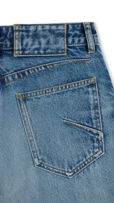 Alaïa Belt Loop Jeans In Blue