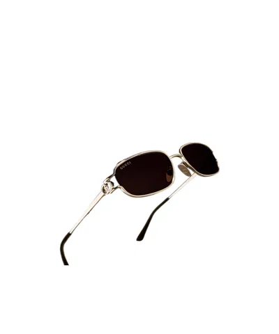 Gucci Rectangular-frame Sunglasses In Black