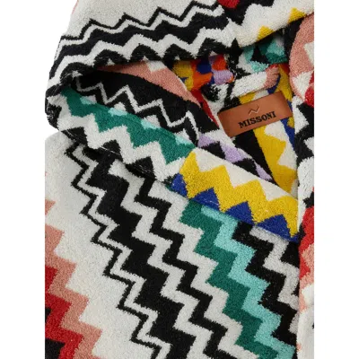 Missoni Home Belted Bathrobe In Multi