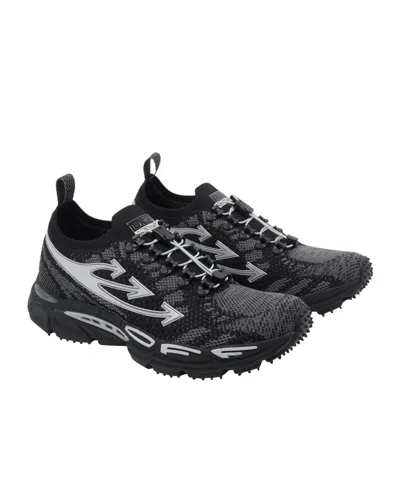 Off-white Return Canvas Sneakers Pull Tab Sole In Black