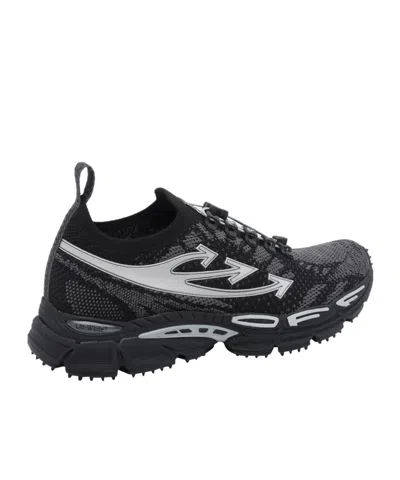 Off-white Return Canvas Sneakers Pull Tab Sole In Black