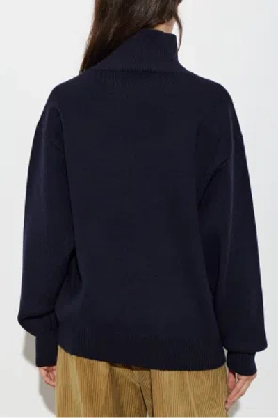 Rohe Turtleneck Sweater In Blue