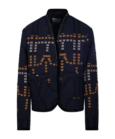 Forte Forte Samarcanda Jacquard Jacket Notte In Multi